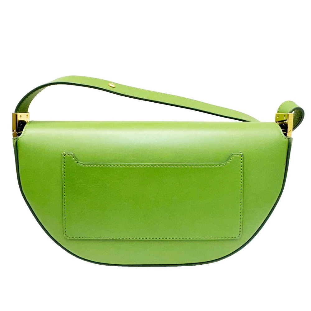 BURBERRY Olympia Shoulder Bag Pistachio Green Isetan Limited Edition Crescent